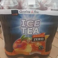 Mängden socker i Ice tea zero peach qualité prix coop