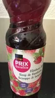 Mängden socker i Sirop de framboise