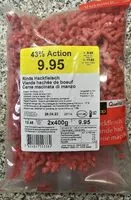Mängden socker i Rinds Hackfleisch