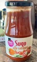 Mängden socker i Sugo alle verdure