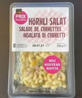 Mängden socker i Salade de cornettes