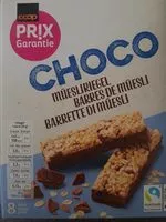 Mängden socker i Barres de müesli