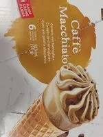 Mängden socker i Cornet de glace Caffè macchiato