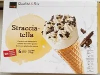 Mängden socker i Stracciatella cornets de crème glacée