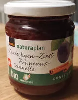 Mängden socker i Confiture Prunaux-Cannelle