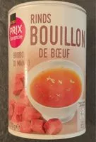 Mängden socker i Rinds Bouillon | Bouillon de boeuf