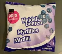 Mängden socker i Myrtilles