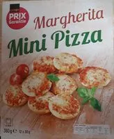 Mängden socker i Mini pizza marguerite
