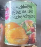 Mängden socker i Pêches au sirop
