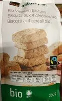 Mängden socker i Biscuits aux 4 céréales bio