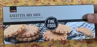 Mängden socker i Galettes aux noix
