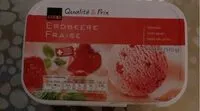 Mängden socker i Crème glacée Fraise
