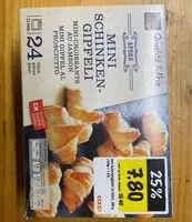 Mängden socker i Mini-croissants au jambon