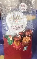 Mängden socker i Assortiments de boules en chocolat