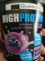 Mängden socker i High protein jogurt myrtille