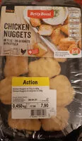 Mängden socker i Chicken Nuggets en Beignets