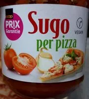 Mängden socker i Sugo per pizza