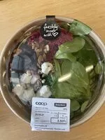 Mängden socker i Nüsslisalat mit Hartweizengries, Randen und Fetakäse
