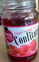 Mängden socker i Confiture Framboises