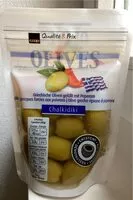 Mängden socker i Olives chalkidiki poivrons