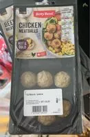Mängden socker i Chicken meatballs