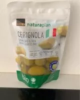 Mängden socker i Cerignola naturaplan