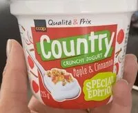 Mängden socker i Country crunchy jogurt