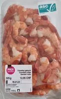 Mängden socker i Crevettes cuites