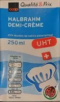 Mängden socker i Halbrahm