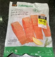 Mängden socker i Pavés de saumon bio