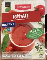 Mängden socker i Potage instantané à la tomate