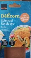 Mängden socker i Schnitzel escalopes au pesto