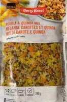 Mängden socker i Mélange carottes et quinoa