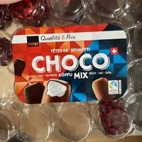 Mängden socker i Têtes de Choco