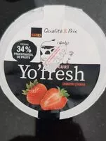 Mängden socker i Yo'fresh