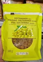 Mängden socker i Raisins sultanines blond