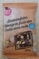Mängden socker i Mélange de fruits secs