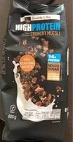 Mängden socker i Crunchy müesly choco