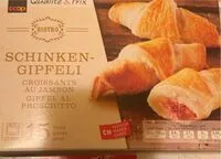 Mängden socker i croissants au jambon
