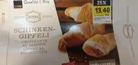 Mängden socker i Croissants au jambon