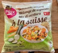 Mängden socker i Mélange de légumes à la suisse