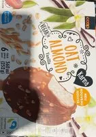 Mängden socker i Oat almond vanilla