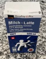 Mängden socker i Milch - Lait - Latte