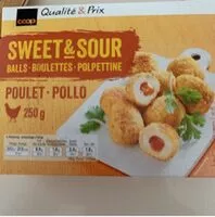Mängden socker i Poulet Balls Sweet&Sour