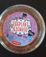 Mängden socker i Eggplant and tomato