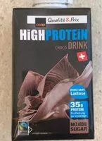 Mängden socker i High Protein Choco Drink