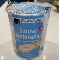 Mängden socker i Sauerer Halbrahm