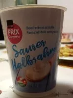 Mängden socker i Saurer Halbrahm
