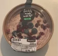 Mängden socker i Müesli Vegan