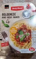 Mängden socker i Betty Bossi Bolognese